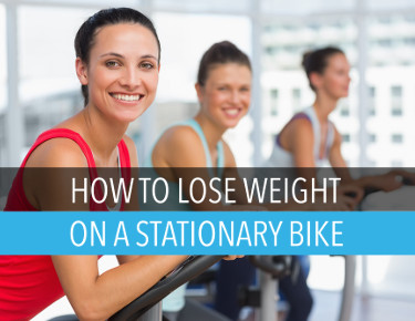 Loose weight on a stationary bike